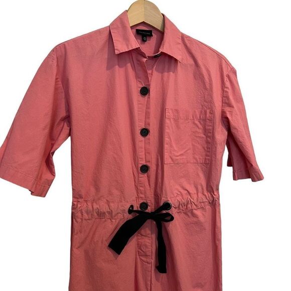 Who What Wear by Target Pink Cropped Jumpsuit Barbiecore Size XS - Picture 4 of 8